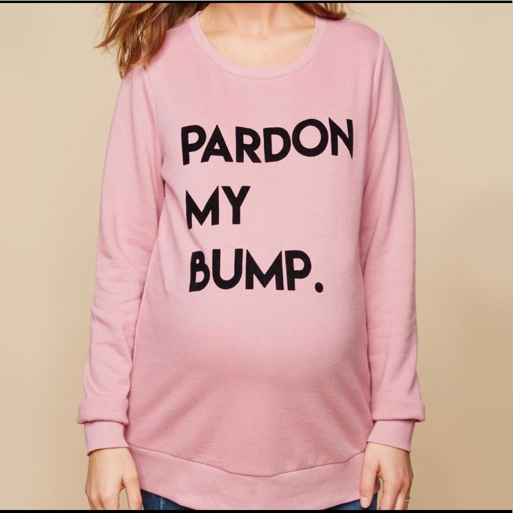 Pardon My Bump sweatshirt
Motherhood Maternity